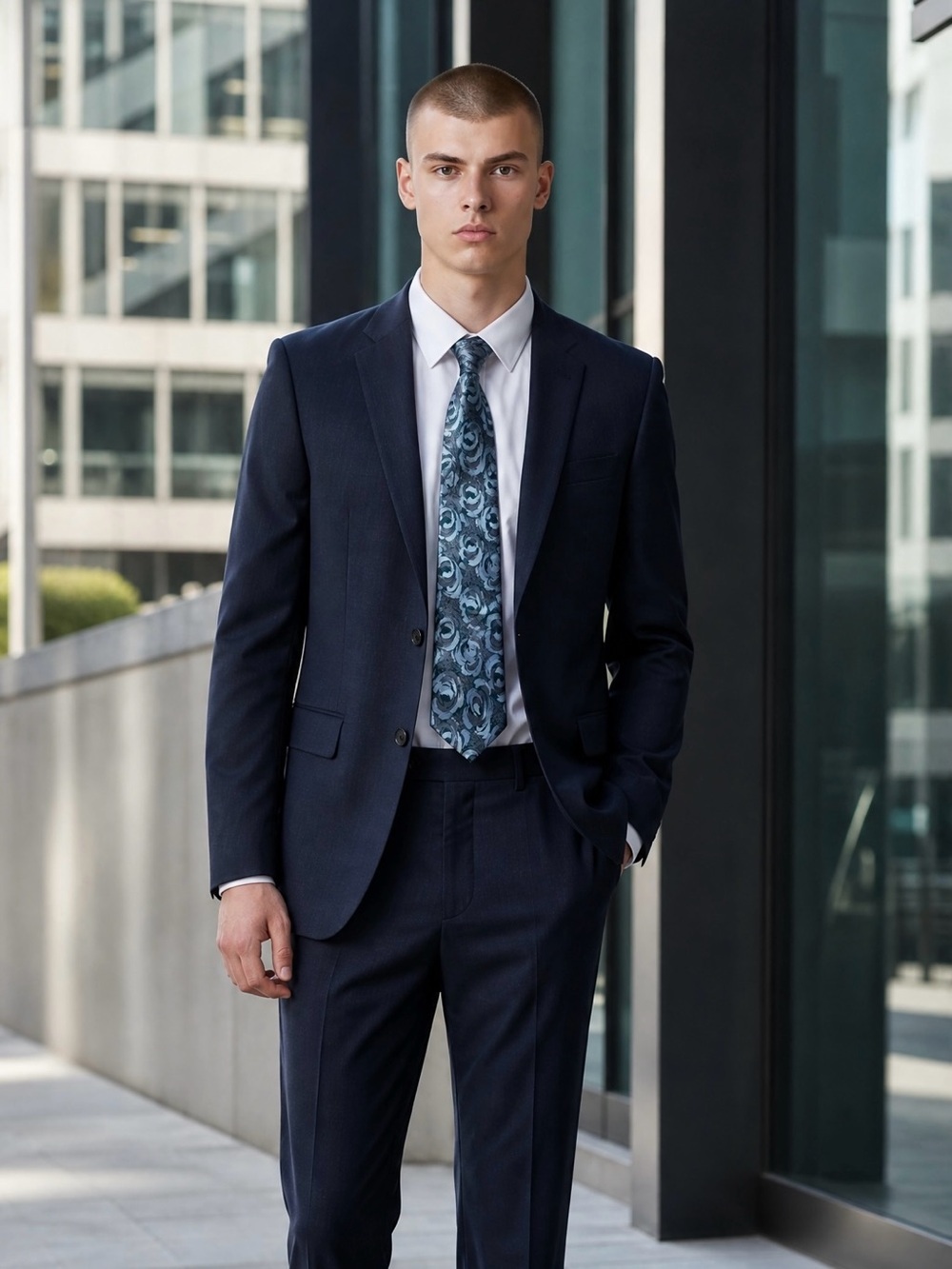 Pierre Cardin Blue Tie